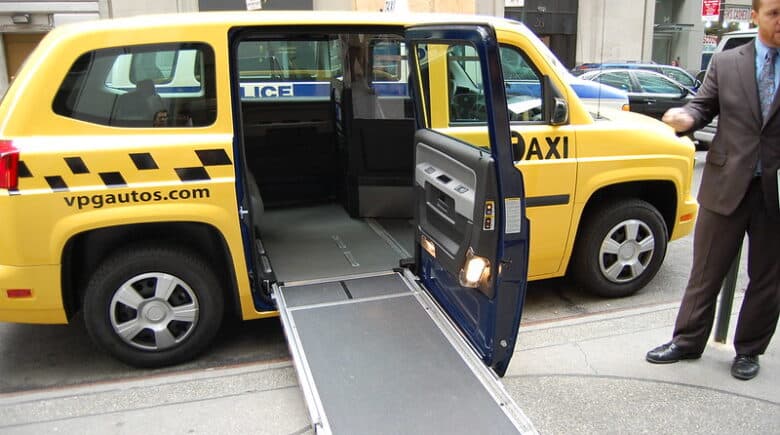 MV-1 wheelchair-accessible taxi