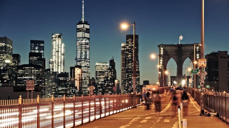 Crossing the Brooklyn Bridge