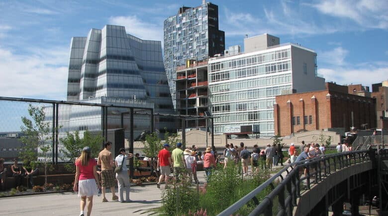 A visit to the High Line park in New York City from Gansevoort S