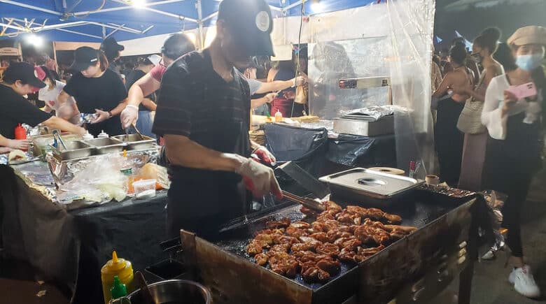 Grilling At The Queens Night Market