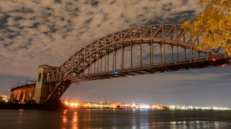 Hell Gate Bridge in Astoria, NYC