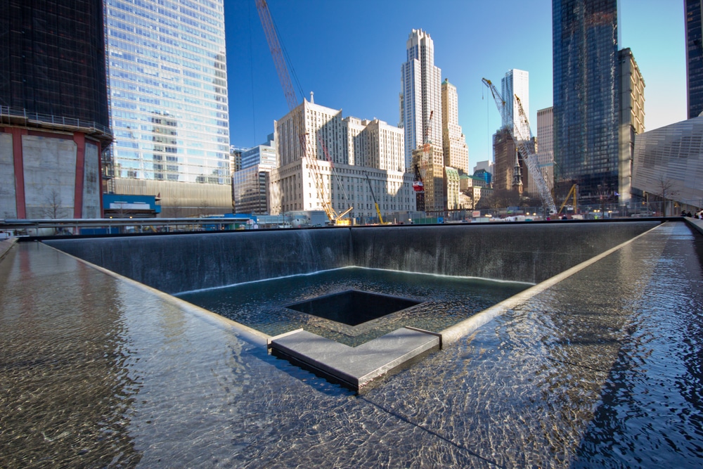 9/11 Memorial at World Trade Center Ground Zero