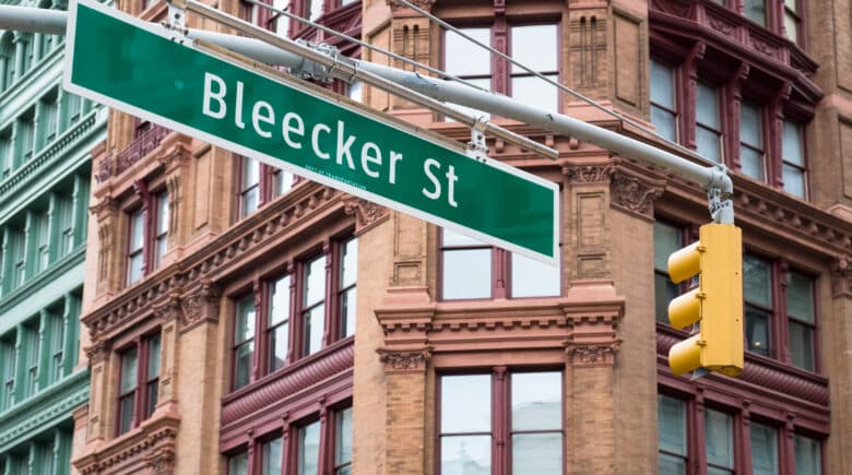Bleeker Street Sign
