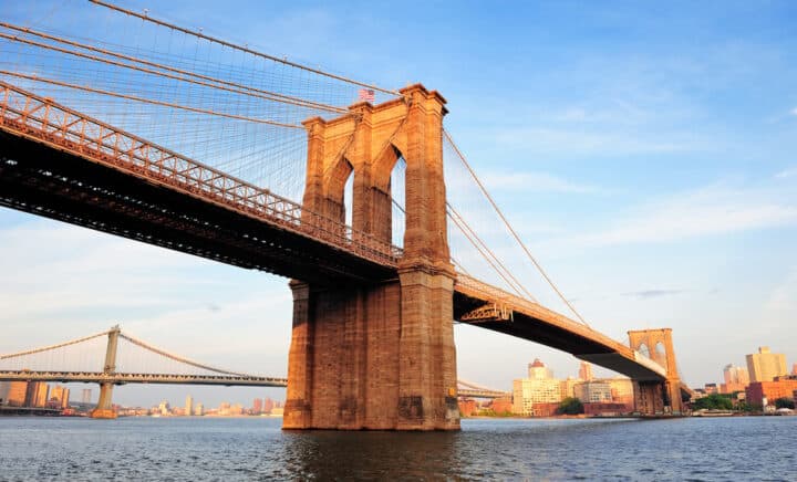 Brooklyn Bridge over East River