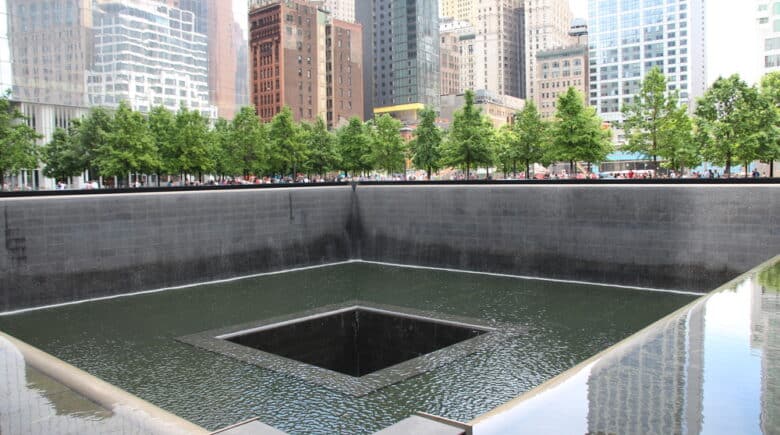 9/11 Memorial at World Trade Center Ground Zero