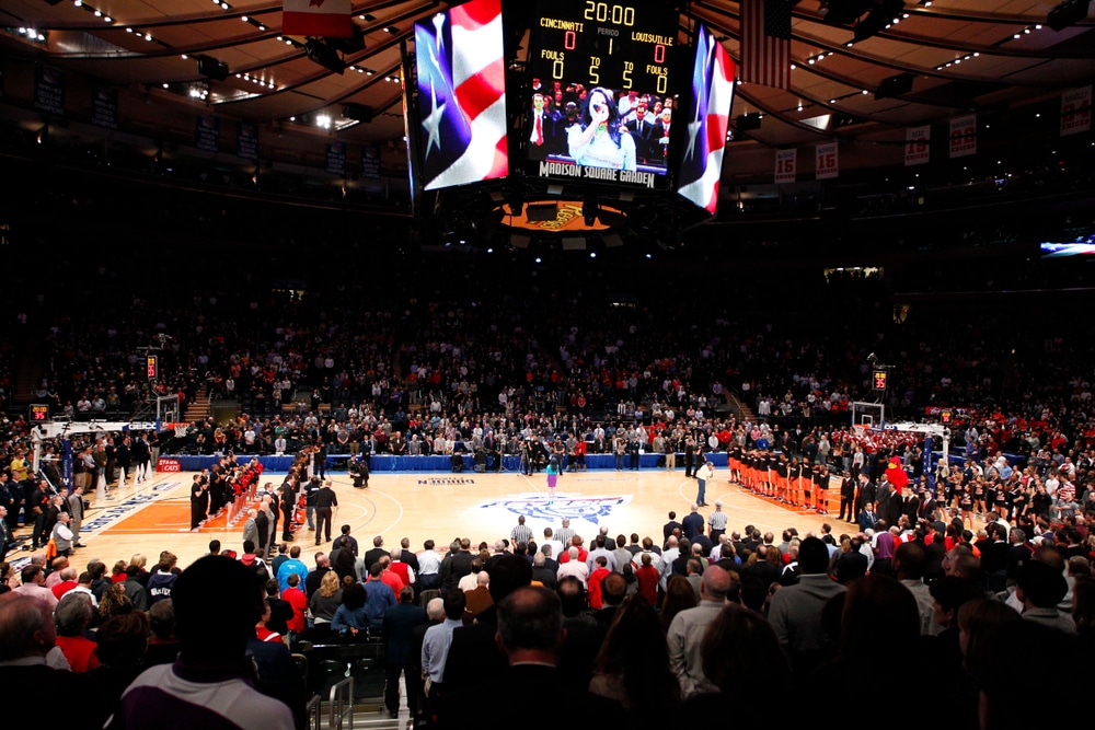 Inside Madison Square Garden in New York City