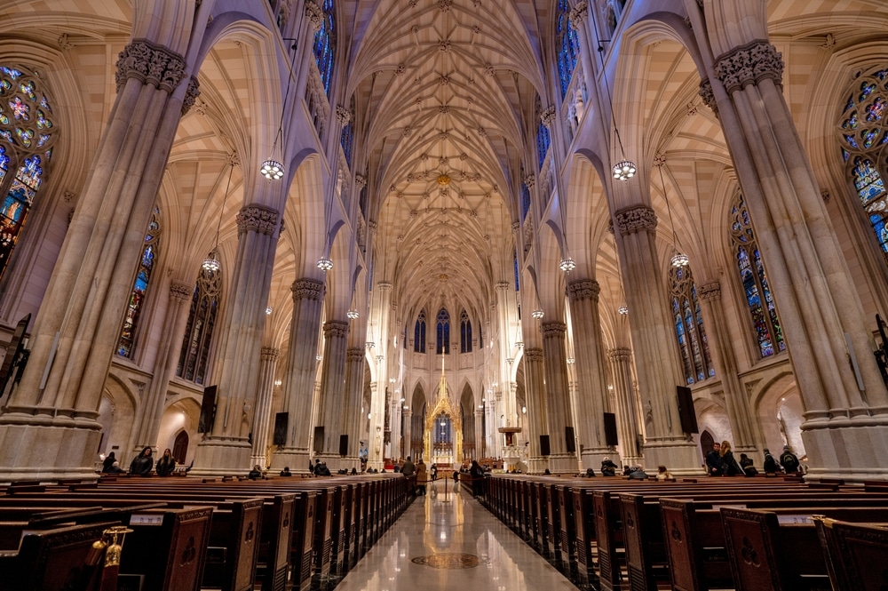 St. Patrick's Cathedral Altar interior view