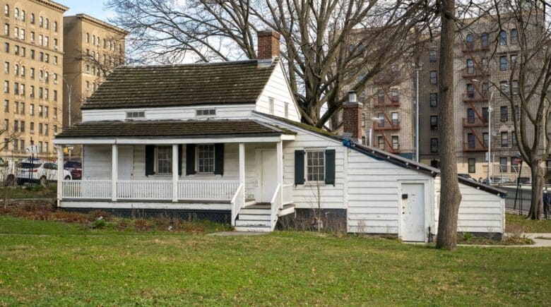 The Poe Cottage is the former home of American writer Edgar Allan Poe