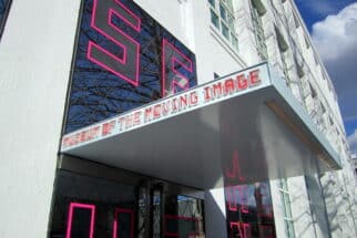NYC - Queens - Astoria: Museum of the Moving Image Exterior Sinage