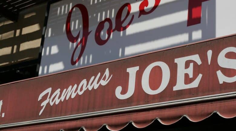 Famous Joe's Pizza in Greenwich Village