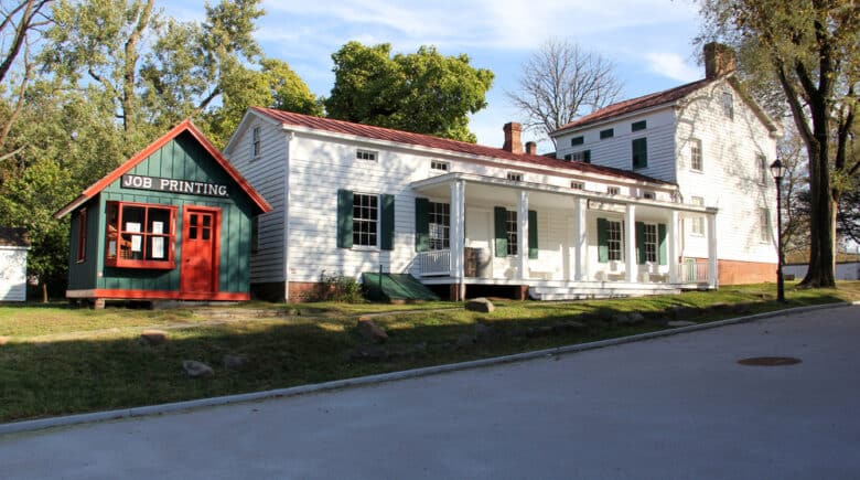 Historic Richmond Town, collection of old homes and houses from early settlers to the beginning of 20th century