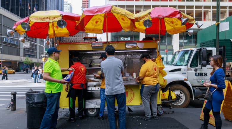 The Halal Guys, Street food in New york city