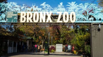 Entrance to the Bronx zoo