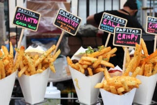 French fries in Brooklyn Flea Market