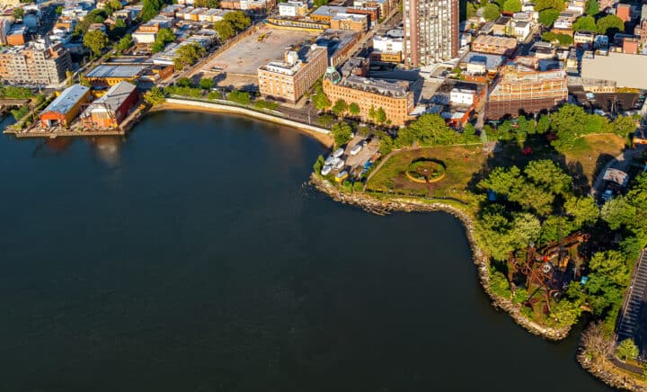 Aerial view of Astoria Queens at Ways Reef