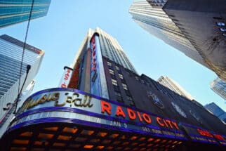 Radio City Music Hall building at Rockefeller Center, Midtown Manhattan