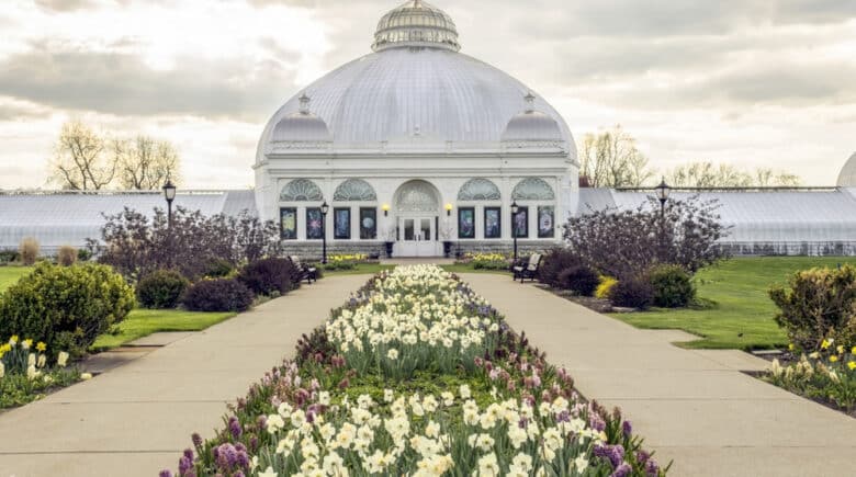 Botanical gardens located within South Park in Buffalo, New York City