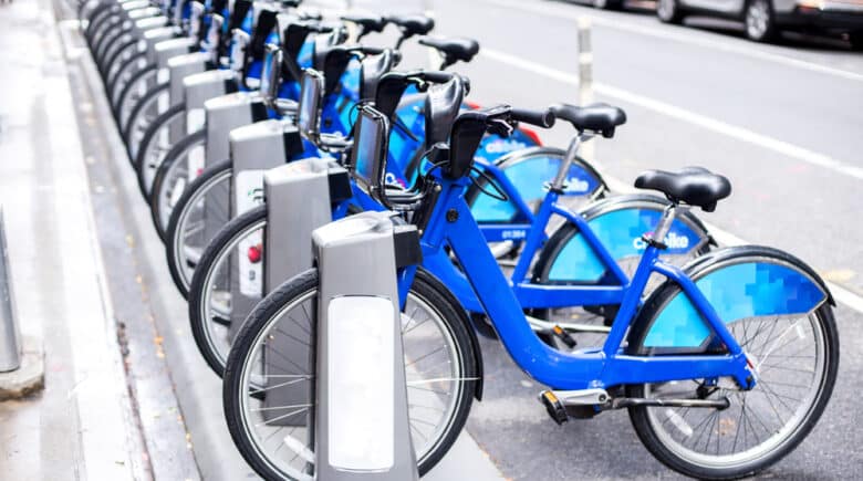 Renting blue bikes in New York City