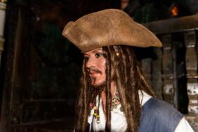 Wax figure from Pirates of the Caribbean at Madam Tussauds