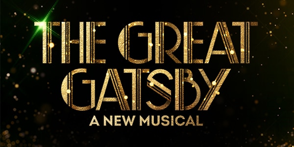 Show logo for the Great Gatsby Musical