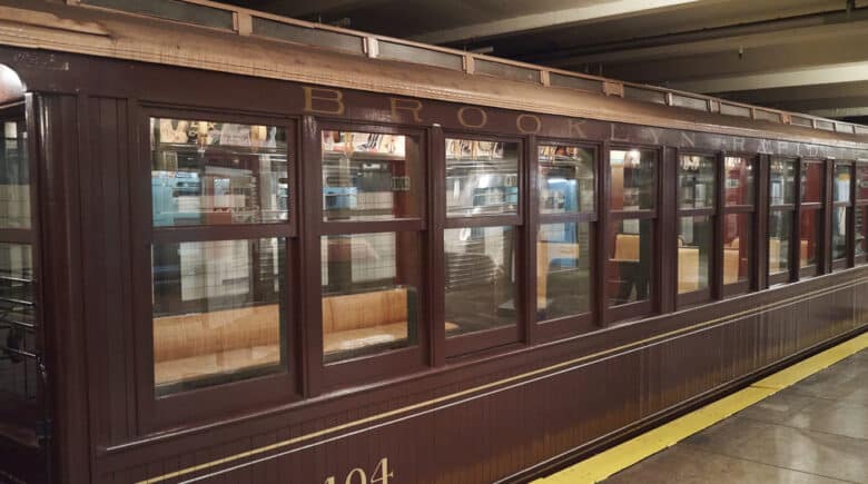 The New York Transit Museum is a museum that displays historical artifacts of the New York City Subway