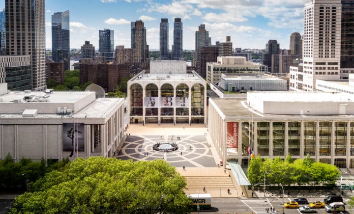 Panorama view of Lincoln Center Opera House