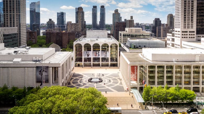 Panorama view of Lincoln Center Opera House