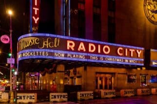 Radio City Music Hall is located in the Manhattan neighborhood of New York City