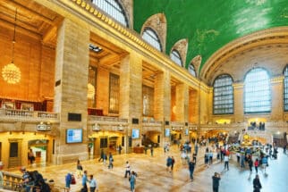 Grand Central Terminal- railroad terminal at 42nd Street and Park Avenue in Midtown Manhattan