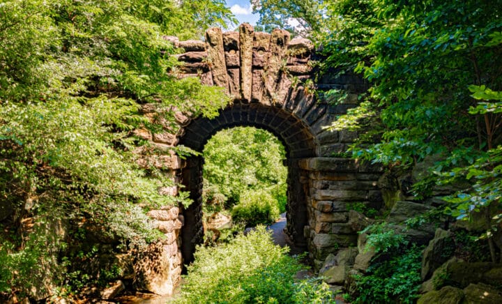 Glen Span Arch in Central Park, one of the hidden gems you have to see