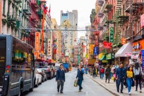 Chinatown in Manhattan. New York. USA