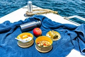 A delightful brunch on a boat