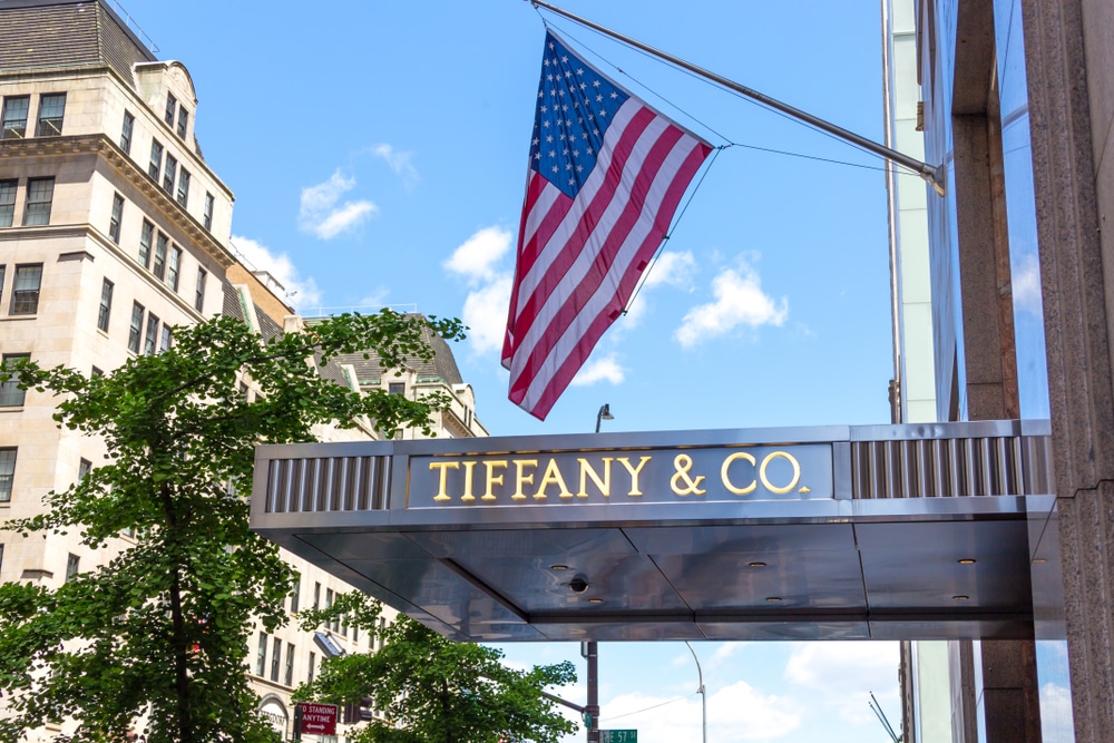 Tiffany and Co. storefront in NYC on the 5th Avenue