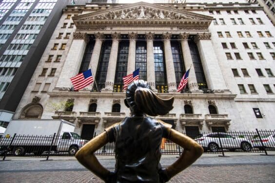 The New York Stock Exchange Building facade