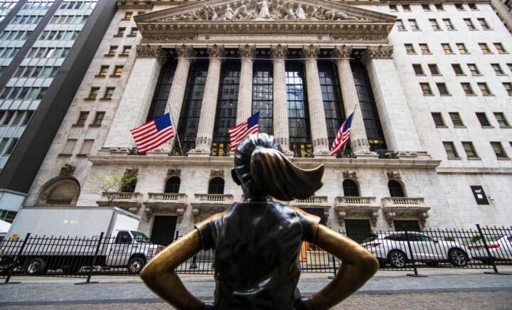 The New York Stock Exchange Building facade