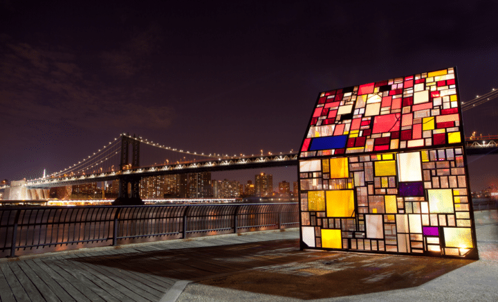 art installation at DUMBO