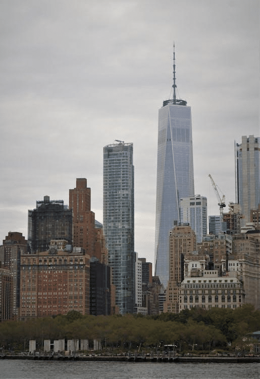 A luxury hotel skyscrapers in Manhattan, New York City