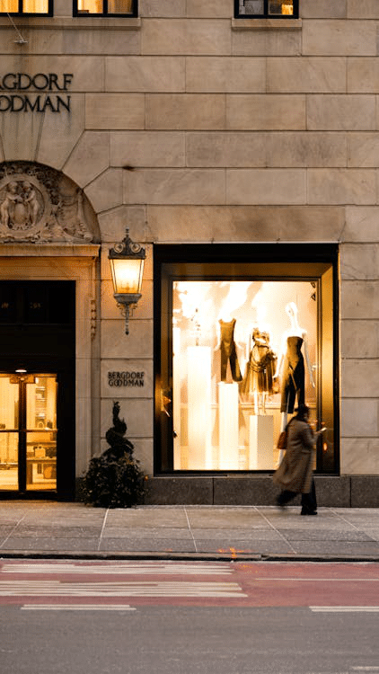 A Bergdorf Goodman outlet in fifth avenue