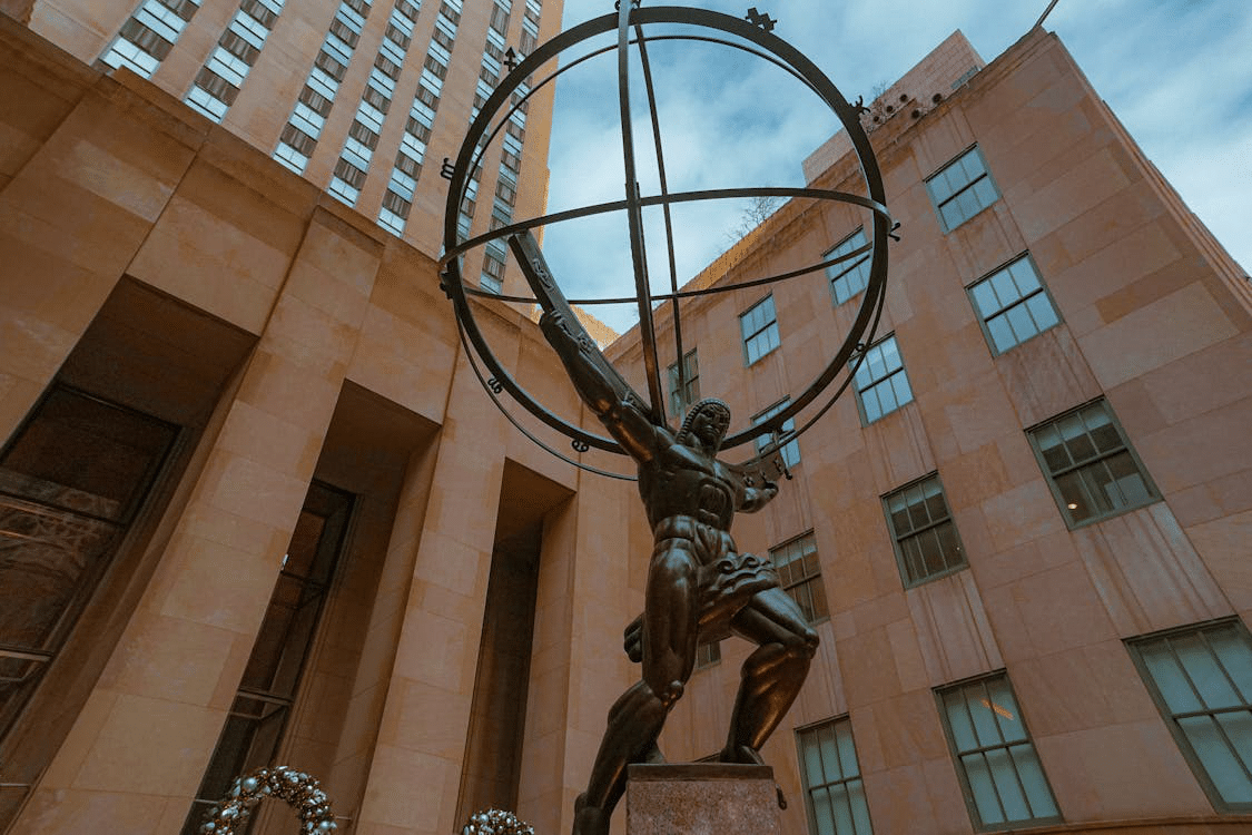 A picture of Rockefeller Center