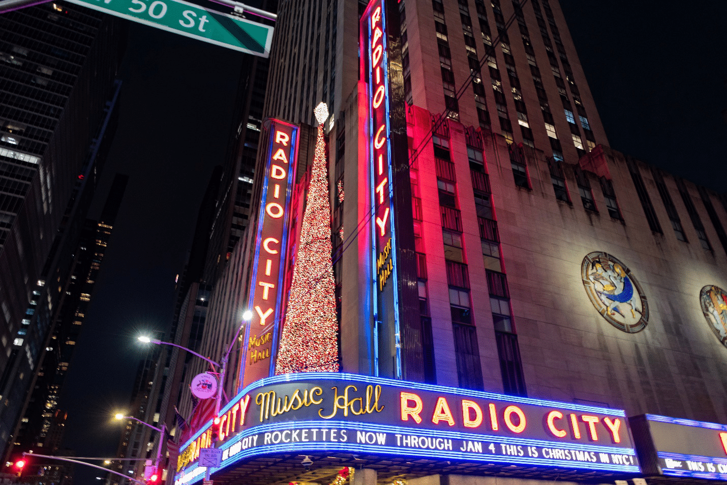 Radio City building seen during a one-day sightseeing tour