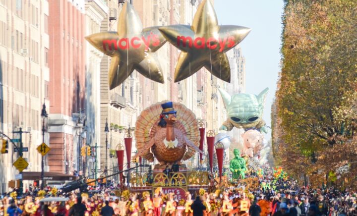 A parade seen during a New York City travel guide