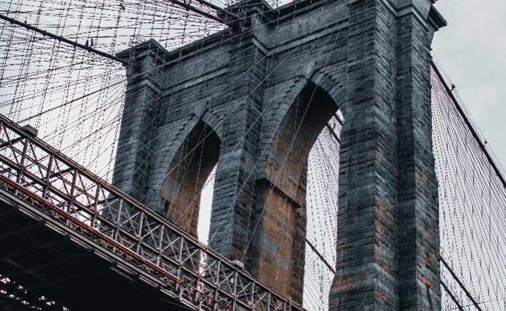 Brooklyn Bridgeseen during a small group tour in New York City