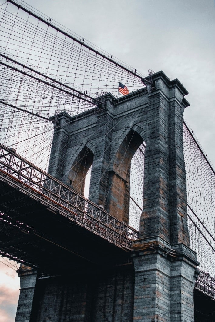 Brooklyn Bridgeseen during a small group tour in New York City