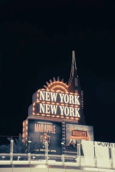 A sign for Hershey’s seen a small group tour in New York City