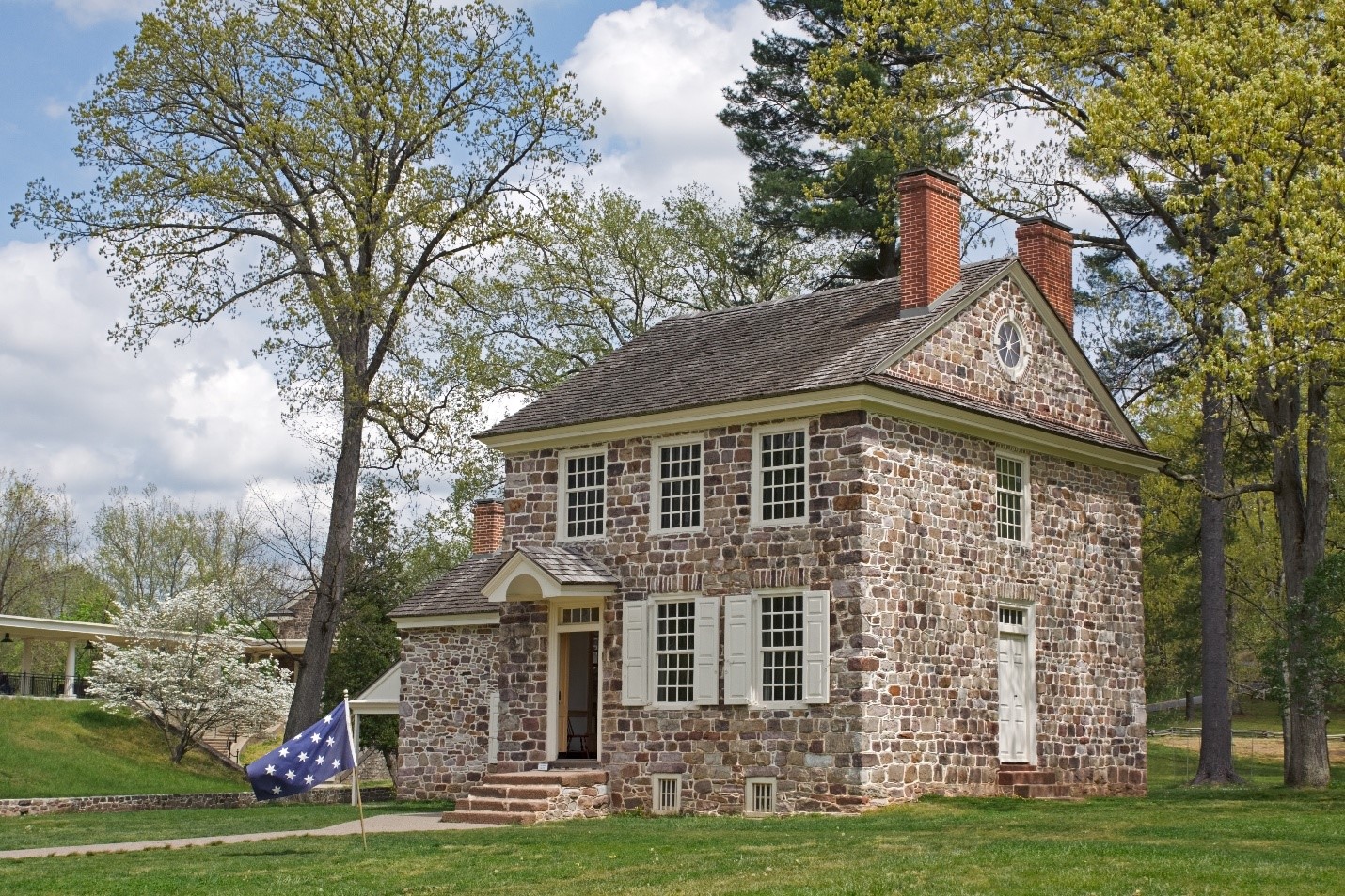 A small stone house seen during a one-day sightseeing tour