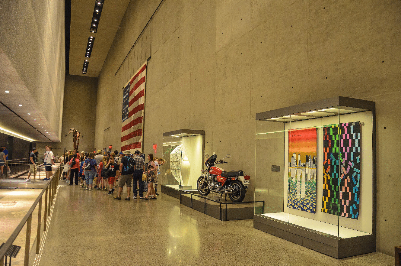 Displays at the 9/11 museum