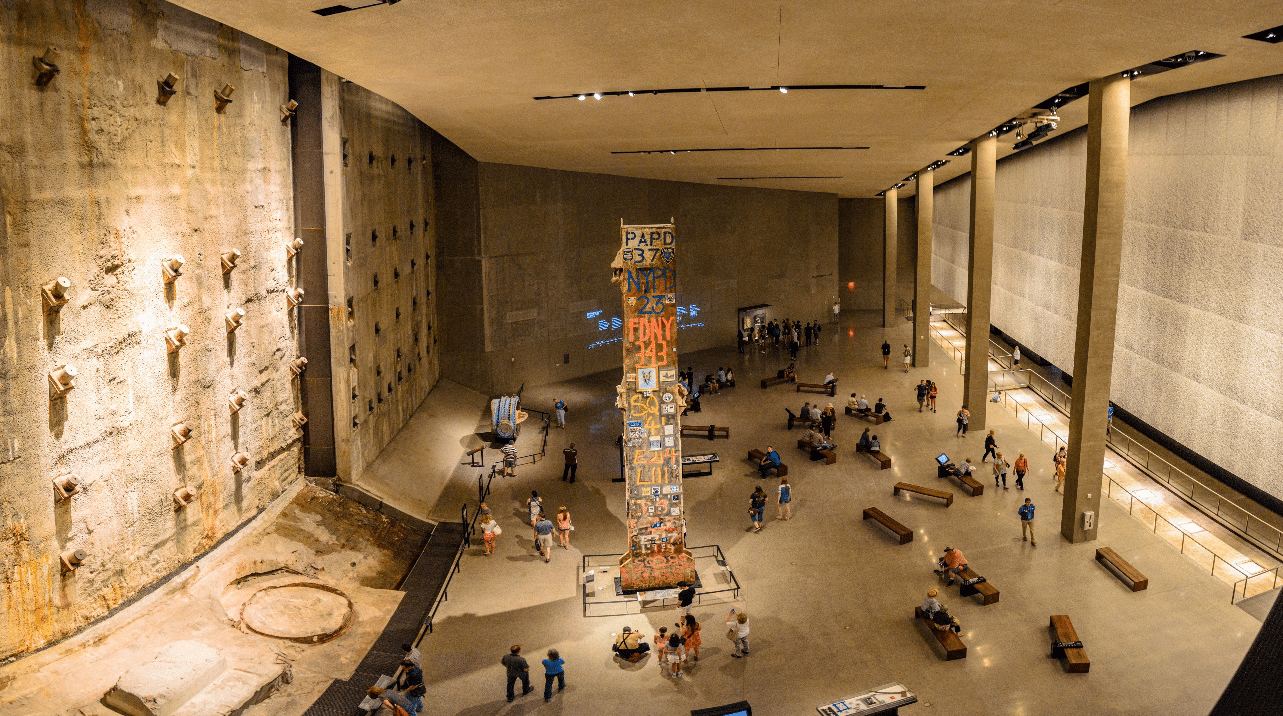 Interior of the 9/11 Museum