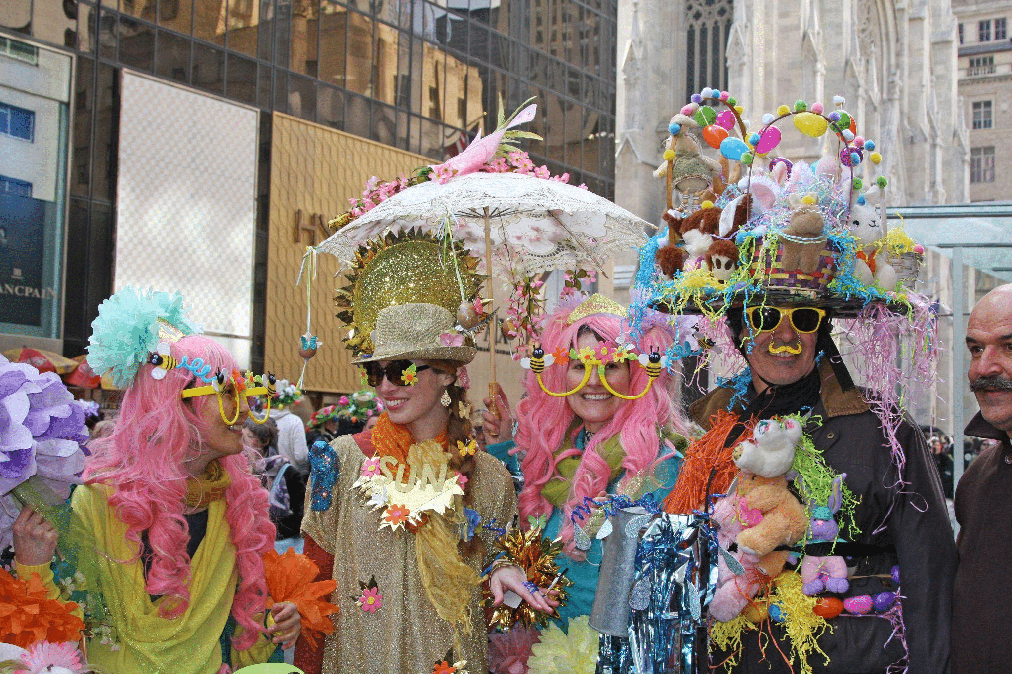 Colorful bonnets and festive fashion at the NYC Easter Parade