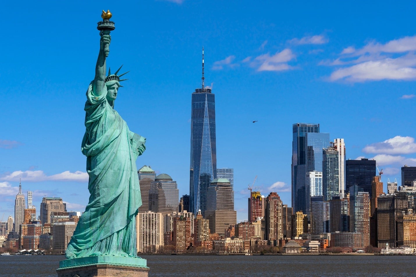 Statue of Liberty seen during aone-day sightseeing tour