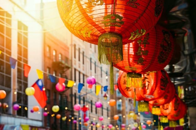 Beautiful Chinese lanterns.